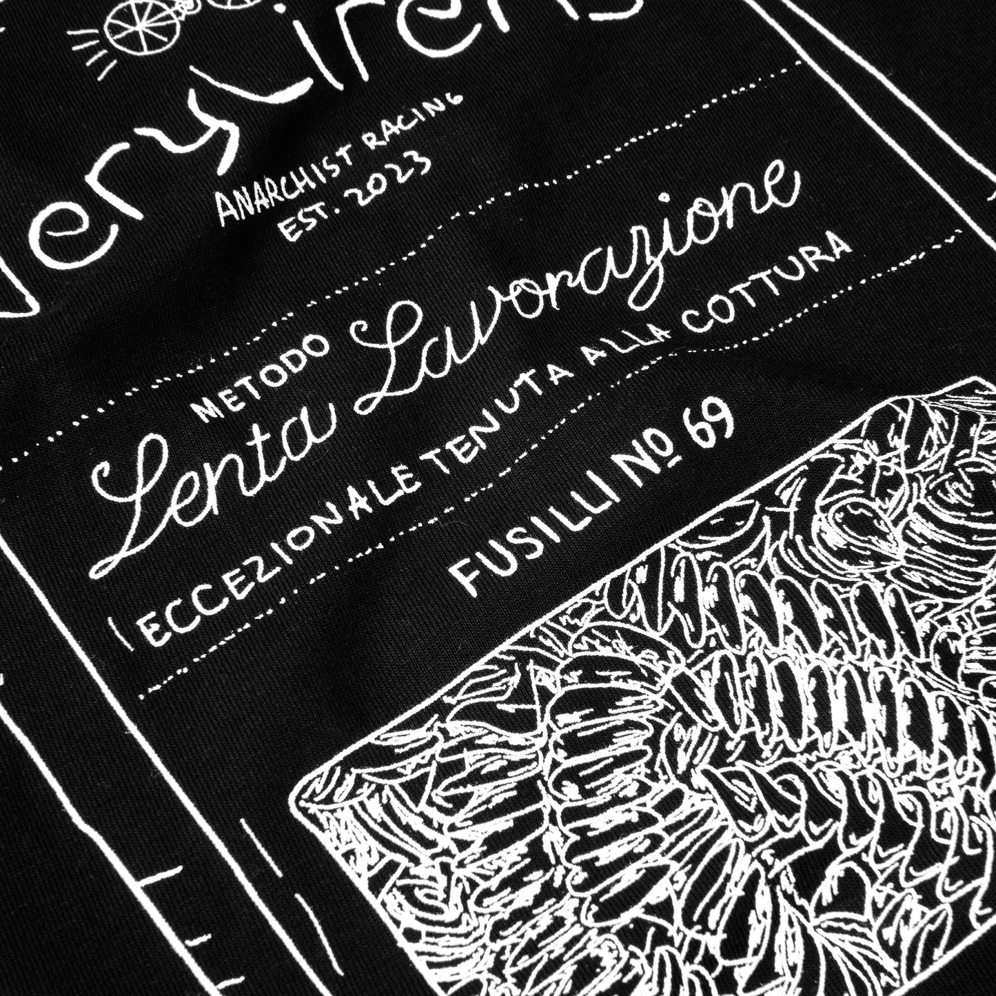 Classic Pasta Relaxed T-shirt - Black